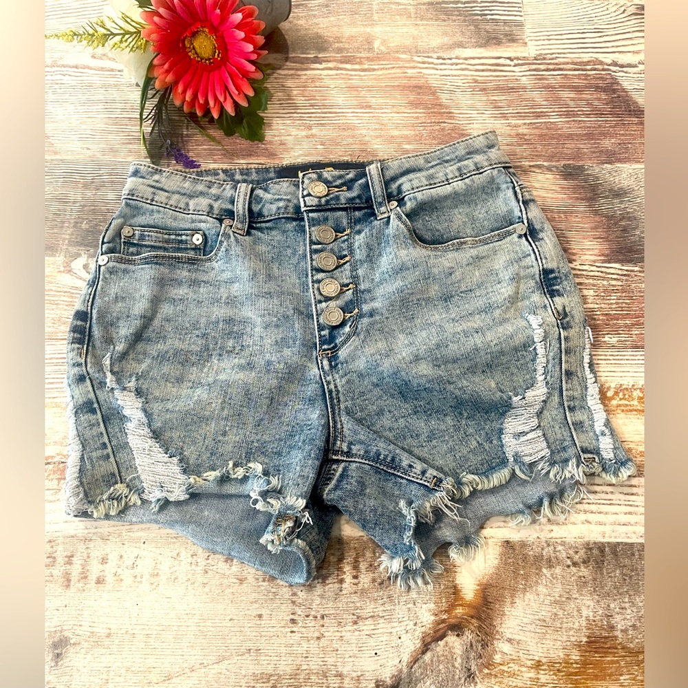 Indigo Rein Women's High Waisted Denim Shorts Size 5/26
